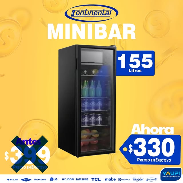 Minibar Continental. Publicación de Yaupi del 7 de abril de 2024