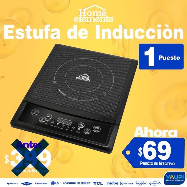 Inducción Home Elements. Publicación de Yaupi del 7 de abril de 2024